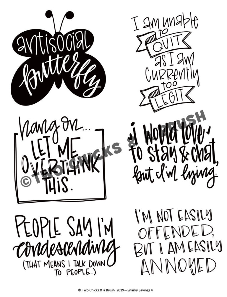 Snarky Sayings 4 – PYOP Studio Stuff