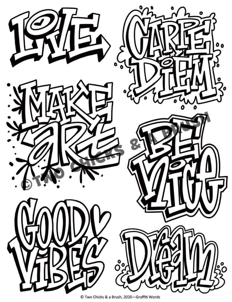 Graffiti Words PYOP Studio Stuff