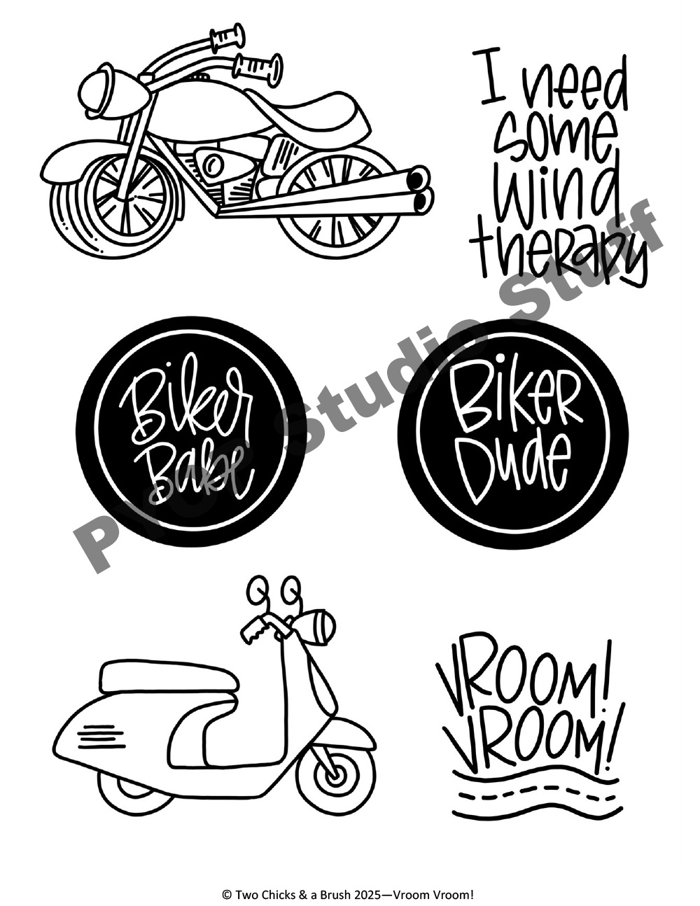 Vroom Vroom PYOP Studio Stuff
