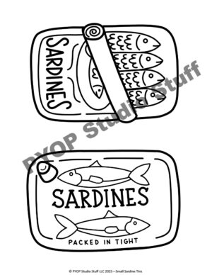 CMM Silkscreen Small Sardine Tins