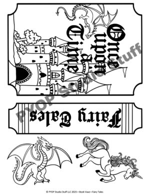 Book Vase - Fairy Tales