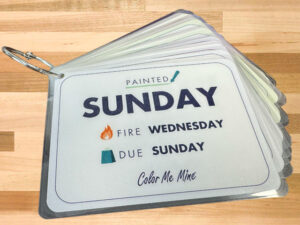 CMM Glaze Rack Cards